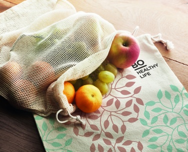 Logo trade promotional gifts picture of: 140gr/m²cotton food bag